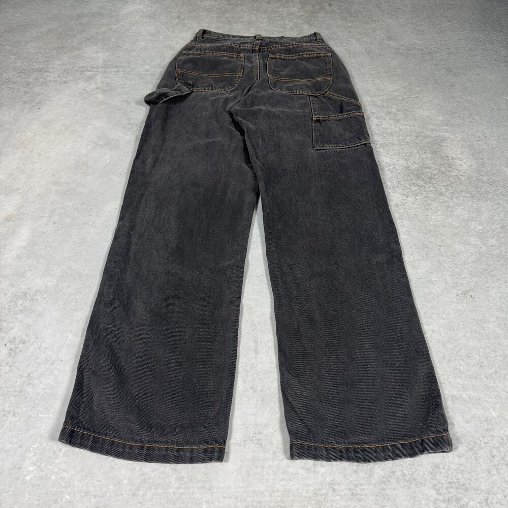 Cotton On Carpenter Jean Relaxed Straight Denim Black Womens - Size: 26x32 - Picture 11 of 11